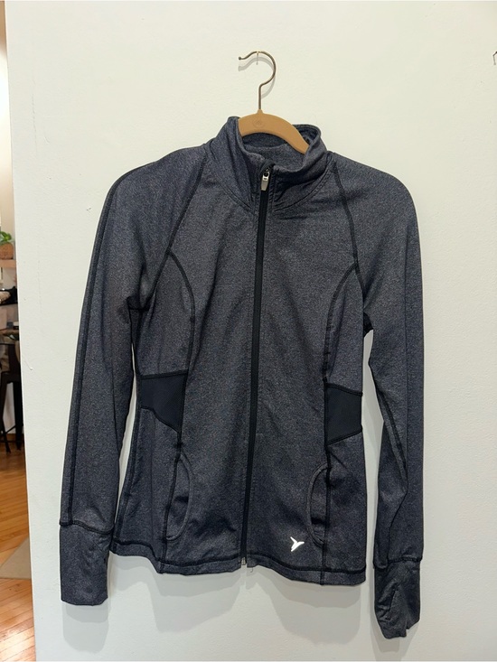 Old Navy Jackets & Blazers - Old Navy Women's Dark Gray Zip-Up Jacket